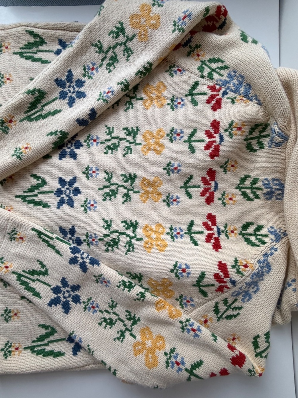 The Great Garden Lodge Cardigan Cream 0/XS - Picture 5 of 15